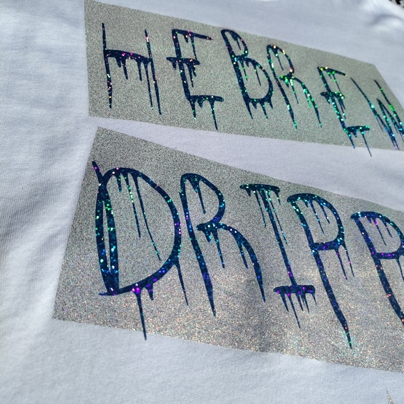 📸 Dripping Hebrew T-shirt - Picture 8 of 17